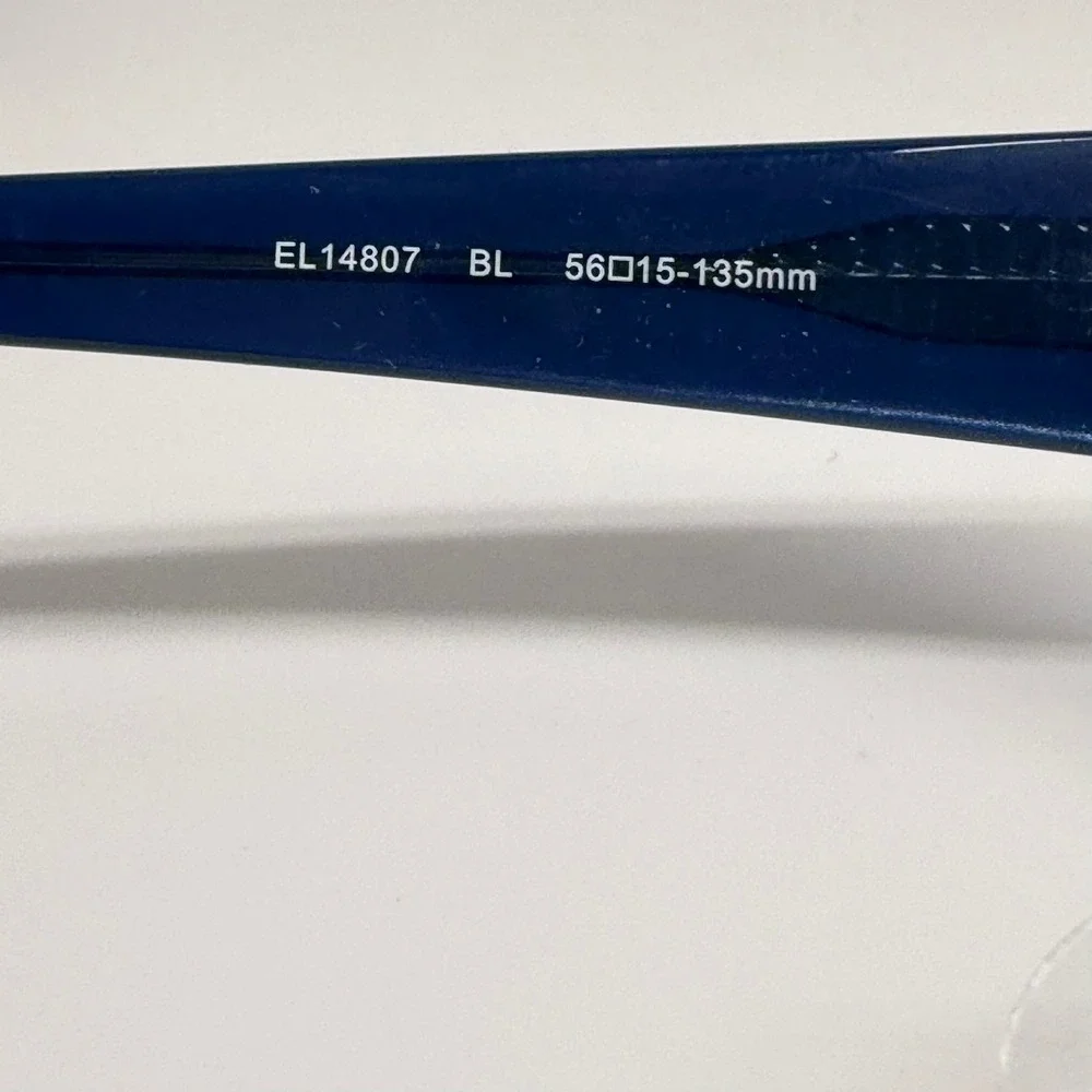 Elle EL14807 BL Blue Oval Eyeglass Frames 56-15-135mm Womens Glasses